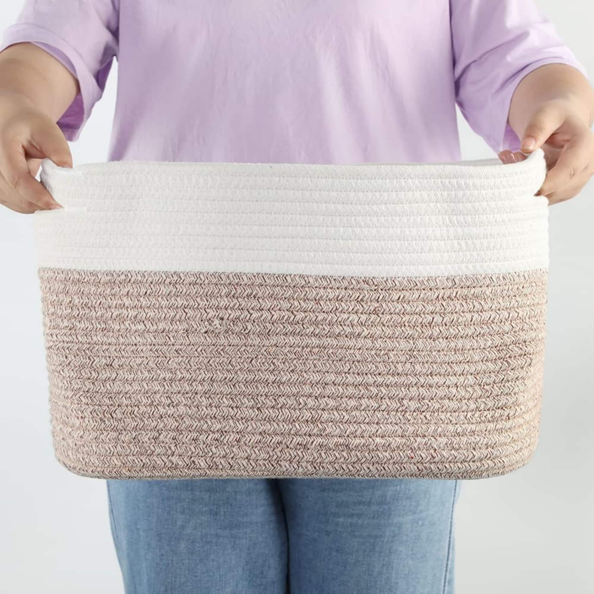 NEX™ Cotton Rope Storage Baskets, 3ct.